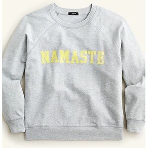 JCrew “Namaste” Sweatshirt